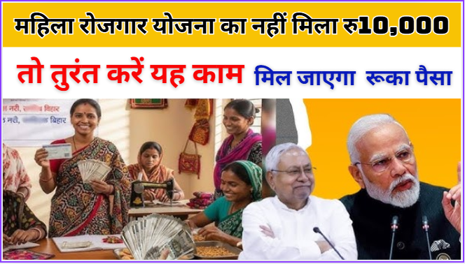 Mahila Rojgar Yojana Ka Paisa Nahi Aaya To Kya Kare खाते में नहीं आए पैसे तो तुरंत करें यह काम